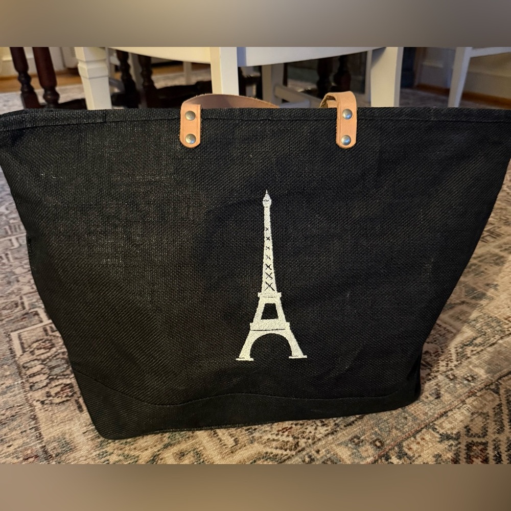 Ballard Large Tote Bag with Eiffel Tower Design